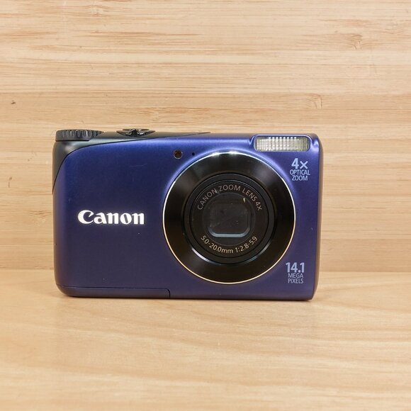 Canon PowerShot A2200 14.1MP Digital Camera / 4x Optical Zoom / Blue / Tested - Picture 3 of 9